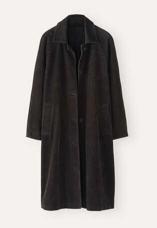 Long cord coat, Charcoal, webstill