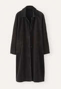 Long cord coat, Charcoal, webstill