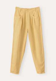 Tapered trousers, Soft yellow, webstill