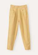 Tapered trousers, Soft yellow, webstill