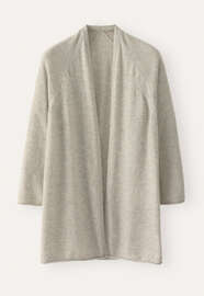 Kimono-style cardigan, Pebble, webstill
