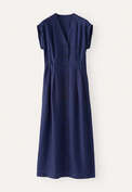Button-through dress, Sapphire blue, webstill