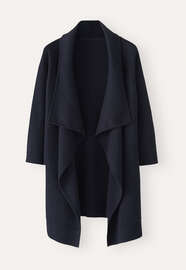 Waterfall-edge jacket, Ink, webstill