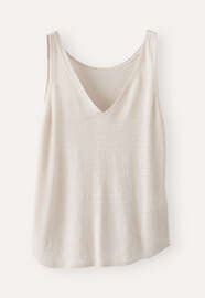 Knitted vest, Parchment, webstill