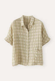 Short-sleeve shirt, Soft khaki, webstill