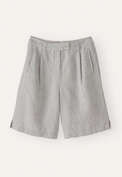Pleat-front shorts, Pale mink, webstill