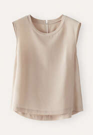 Sleeveless top, Oyster, webstill