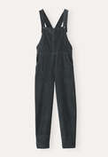 Cord dungarees, Petrol grey, webstill