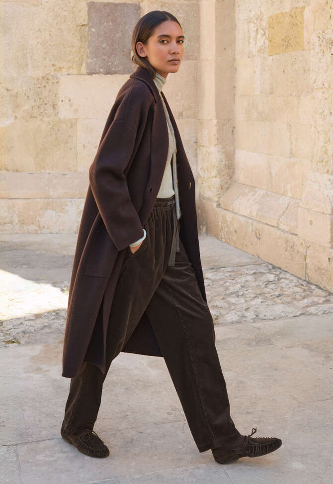 Elasticated trousers, Cocoa, completeTheLook