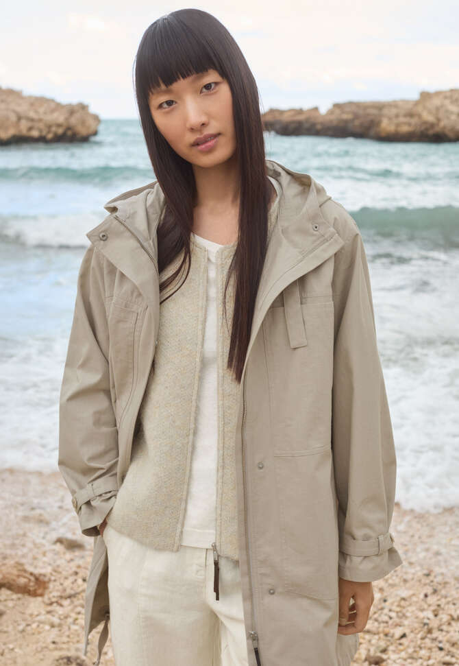 Hooded jacket, Grey stone, completeTheLook