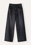 Wide-leg jeans, Washed black, webstill
