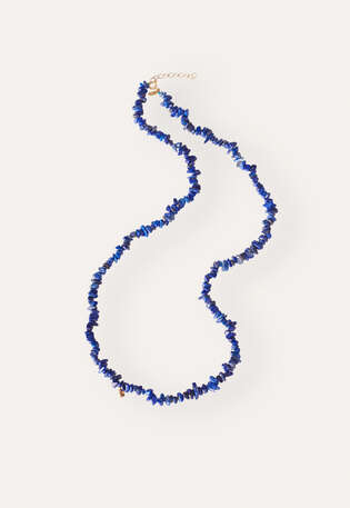 Beaded necklace, Gold, webstill