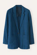 Long jacket, Blue black, webstill