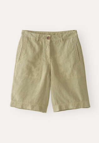 Relaxed shorts, Pale sage, webstill