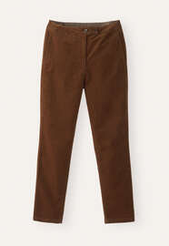 Slim tapered trousers, Dark toffee, webstill