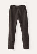 Slim tapered trousers, Black fawn, webstill