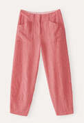 Front-seam trousers, Pink coral, webstill