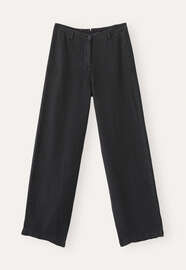 Wide-leg trousers, Washed black, webstill