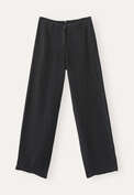 Wide-leg trousers, Washed black, webstill