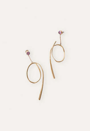 Gold-filled earrings, Gold, webstill