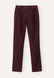 Tapered-leg trousers, Damson, webstill