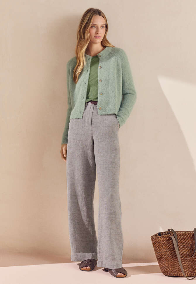 Raglan-sleeve cardigan, Pale thyme, completeTheLook
