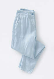 Tapered trousers, Chambray, webstill