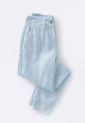 Tapered trousers, Chambray, webstill