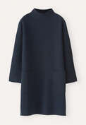 Patch-pocket dress, Ink blue, webstill