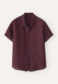Short-sleeve shirt, Maroon, webstill