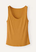 Ribbed vest, Mustard, webstill
