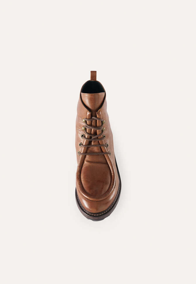 Lace-up boots, Chestnut, completeTheLook
