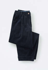 Button-detail trousers, Midnight, webstill