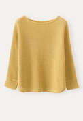 Rib-stitch sweater, Honey, webstill