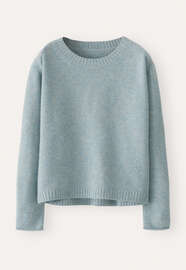 Round-neck sweater, Soft denim, webstill