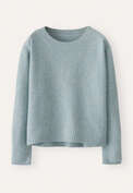 Round-neck sweater, Soft denim, webstill