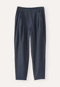 Cropped tapered trousers, Midnight, webstill