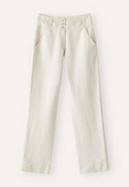 Straight-leg trousers, Pearl, webstill