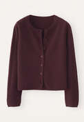 Button-through sweater, Blackberry, webstill