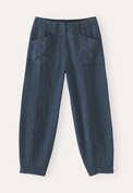 Front-seam trousers, Dark indigo, webstill