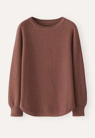 Moss-stitch tunic, Brown copper, webstill