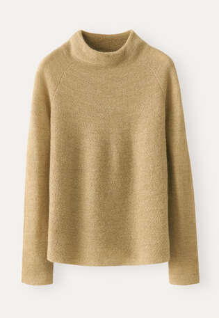 High-neck sweater, Yellow wheat, webstill
