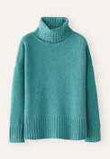 Roll-neck sweater, Ocean turquoise, webstill
