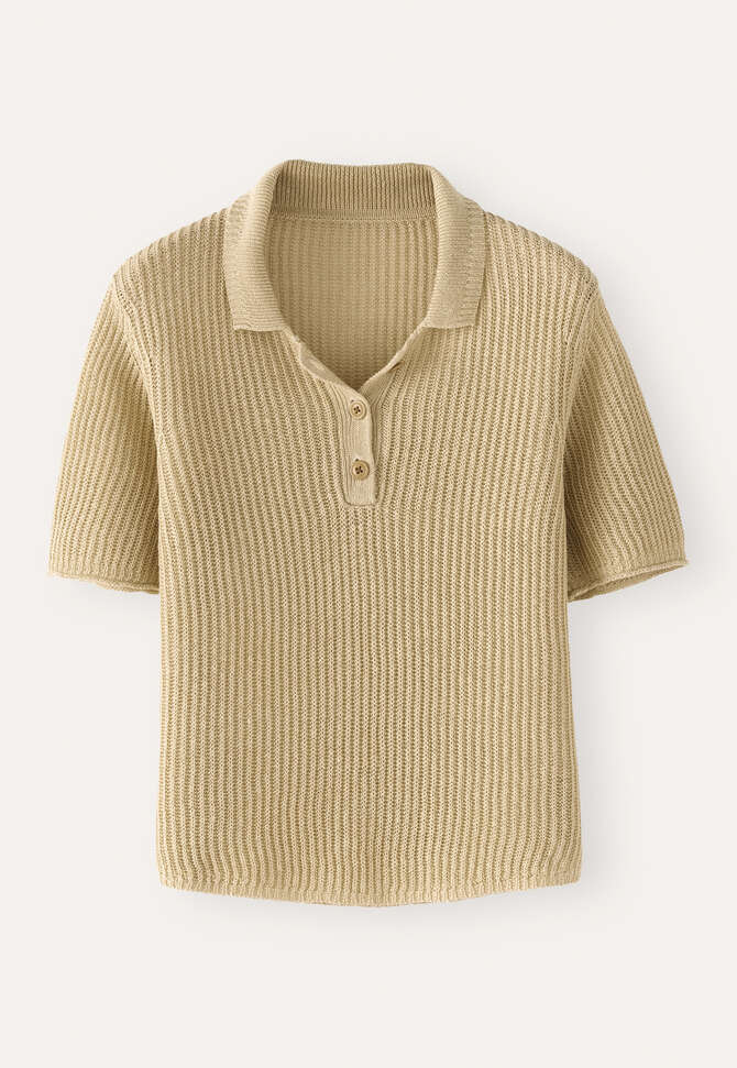 Collared sweater, Pistachio, completeTheLook