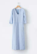 Panelled dress, Sky blue, webstill