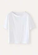Button-shoulder top, White, webstill