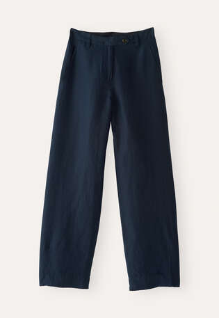 Wide tapered trousers, Midnight, webstill