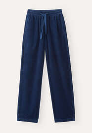 Elasticated trousers, Indigo, webstill