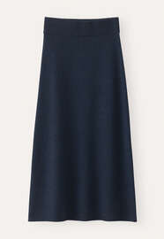 Knitted skirt, Blue black, webstill