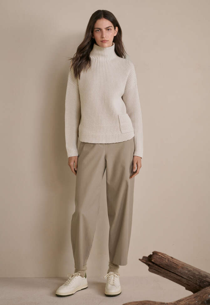 Ankle-length trousers, Taupe, completeTheLook